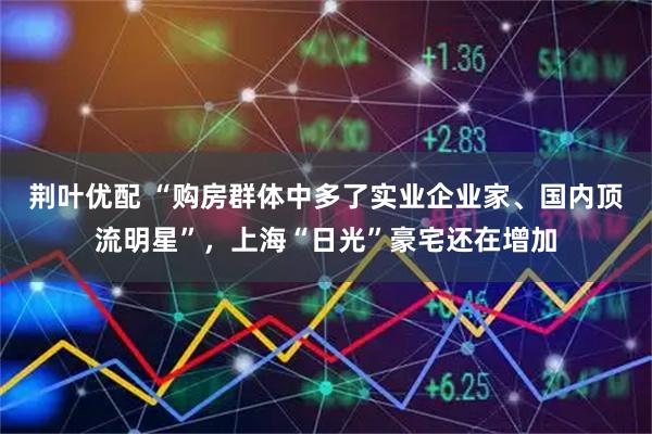 荆叶优配 “购房群体中多了实业企业家、国内顶流明星”，上海“日光”豪宅还在增加