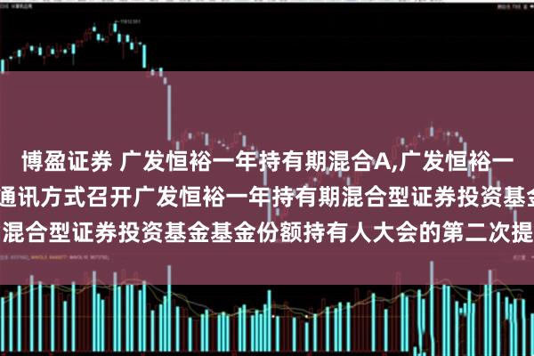 博盈证券 广发恒裕一年持有期混合A,广发恒裕一年持有期混合C: 关于以通讯方式召开广发恒裕一年持有期混合型证券投资基金基金份额持有人大会的第二次提示性公告
